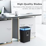 Bonsaii 12-Sheet Cross Cut Shredder P4 5x20mm 21L Auto Start/Reverse view 6