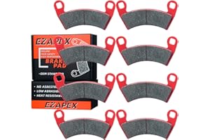 EZAPEX Upgraded Brake Pads Compatible with Polaris RZR XP 1000 EPS 2022 2021 2020 2019 2018 2017 2016 2015 2014 & 2014-2021 RZR 1000 XP 4 Except Premium Edition 4 Sets Ceramic FA452 OE 1911228