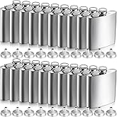 Honeydak 20 Pcs 8 oz Hip Flask for Liquor Stainless Steel Liquor Flask for Men Women with Leak Proof Funnels, Wine Glass Wedding Party Groomsman Bridesmaid Camping Birthdays Gift