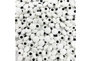 GEORLD Halloween Small Candy Edible Eyeballs Eyes Sprinkle Cake Cupcake Toppers Dessert Cookie Decorations Party Supplies 3 oz