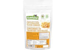 Everland Organic Crystallized Ginger Chunks, 150gm