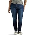 Lee Women's Plus Size Legendary Mid Rise Straight Leg Jean
