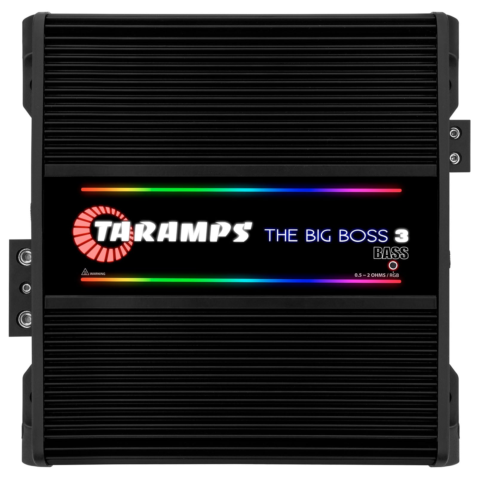 Photo 1 of Taramps The Big Boss 3 Bass Black Amplifier 3000 Watts RMS 0.5 to 2 Ohms Multi Impedance, Amp Class D Monoblock, 108 RGB Effects, Crossover, Bass Boost, Car Audio System, Automatic Impedance, Smart 3k
