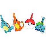 Finex 4 Pcs Set Cartoon Characters Silicone Travel Luggage Baggage Identification Labels ID Tag for Bag Suitcase Plane Cruise