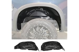 CZmenghe Rear Wheel Well Guard Compatible with 2019-2026 Chevy Silverado 1500 Rear Wheel Well Liners Tire Inner Fenders Replacement for 2019-2026 Chevy Silverado Accessories