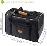 morpilot Cat Carrier Airline Approved Top Opening Breathable Mesh Grey view 2