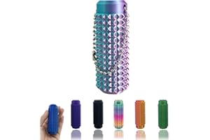 DEIVIKO Little Ouchies Fidget, Pocket Mini Fidget Toy for Adults, Pain Stim Fidget, 3D Printed Venting Key Pendant, 1pcs Spiky Grippie Stim Keychain for Anxiety Relief Positive, Novelty Gifts for Friends