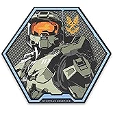 Halo Master Chief Metal Wall Decor - Striking Halo Sign for Man Cave or Game Room