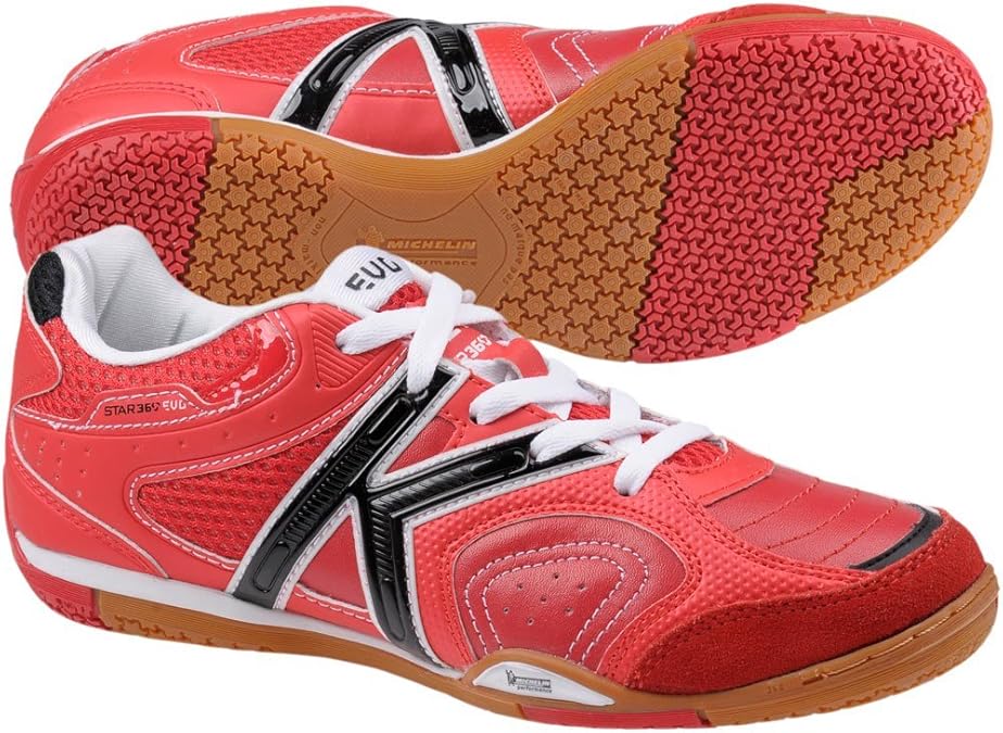 Kelme Mens Star Evo Indoor Soccer Shoes Red 6