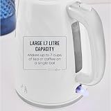 Swan Windsor Rapid Boil Kettle 1.7L 3KW with Removable Filter White view 5