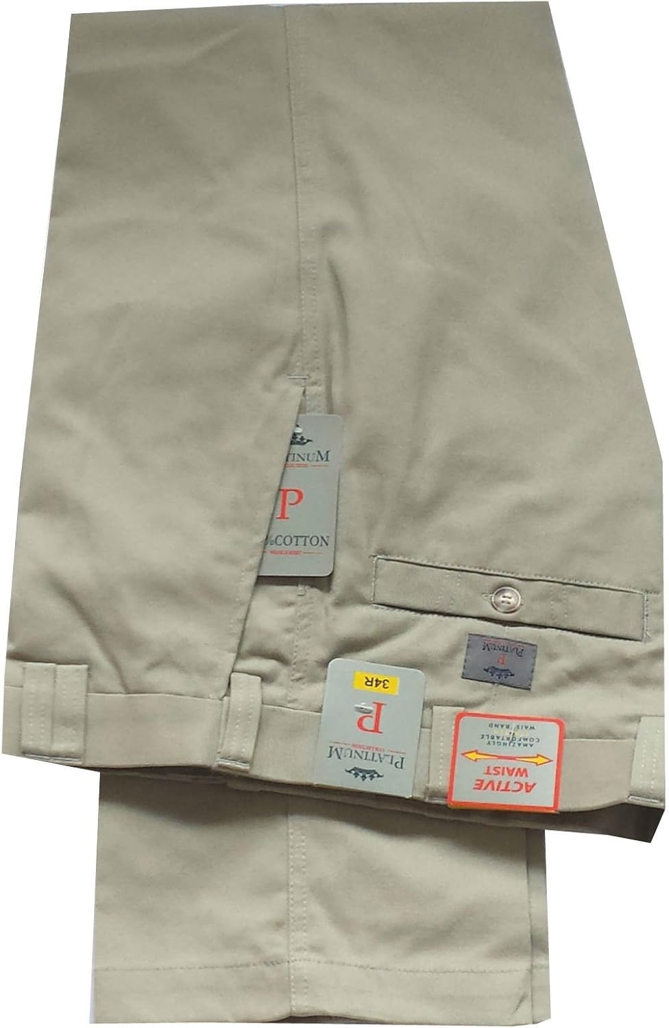 mens stretch waist chinos