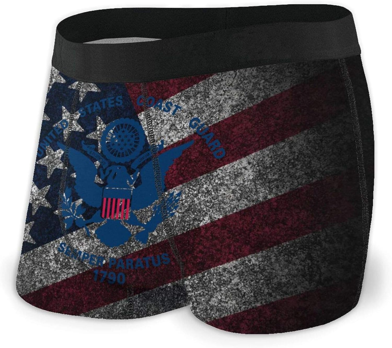 Coast Guard Flags Men Comfort Cotton Boxer Brief Underwear