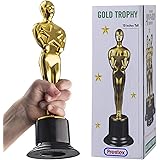 Prextex 10-Inch Gold Award Trophy for Trophy Awards and Party Celebrations, Award Ceremony, and Appreciation Gift,