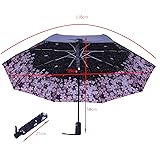 Hot Sale Cherry Blossom Automatic Umbrella Female