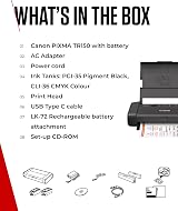 Canon PIXMA TR150 Wireless Portable Colour Inkjet Printer with Battery view 6