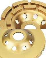 QWORK Diamond Cup Grinding Disc Wheel 115mm for Concrete Plaster Granite Stone view 5