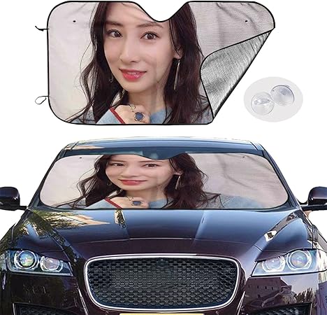 Amazon 人気の 北川景子 きたがわ けいこ 9 車用サンシェード 車用遮光マジカルシェード 断熱 便利である カーサンシェード 軽量 日よけ 吸盤なし折りたたみサンシェード 簡単取り付け 日よけ板 サンシェード 車 バイク