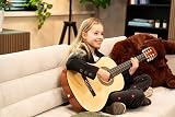 MAX SoloArt Junior 3/4 Starter Acoustic Guitar Kit Natural Wood for Kids view 2