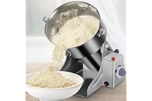 Grain Grinder Mill Commercial Grain Grinder,Electric High Speed High Capacity Grinding Machine Herb Grain Spice Cereal Coffee