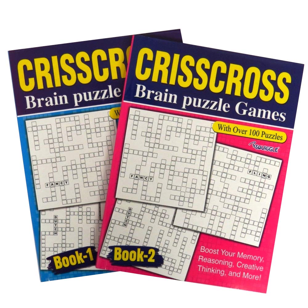 Crisscross Jumbo Puzzle Book - Books 1 and 2, 258 Puzzles