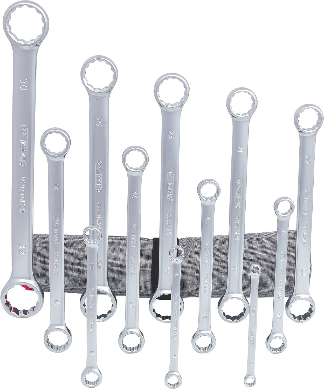 KS Tools 920.0450 Ultimate Plus Straight Ring Spanner Set (12 Pieces)