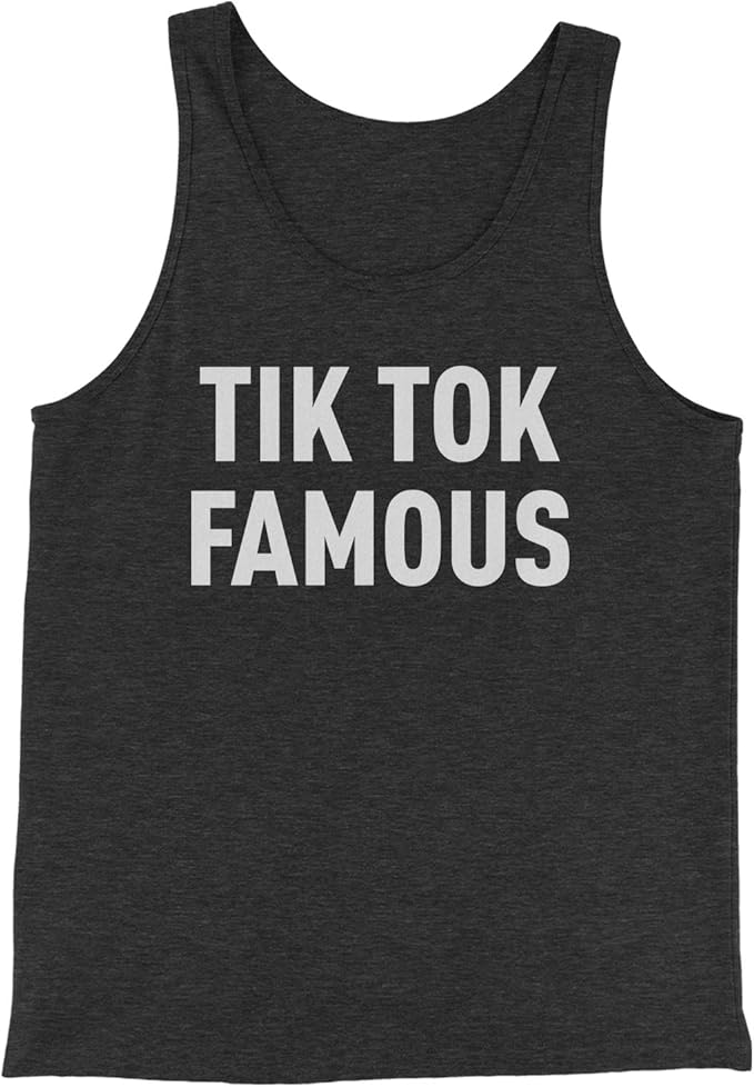 Expression Tees TIK Tok Famous Jersey Tank Top for Men Amazon.ca