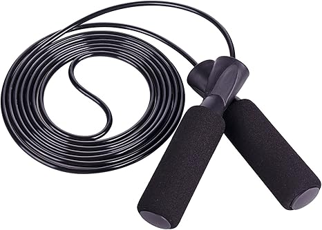 LUZWAY Comba de Velocidad, Cuerda de Saltar de PVC Ajustable ...