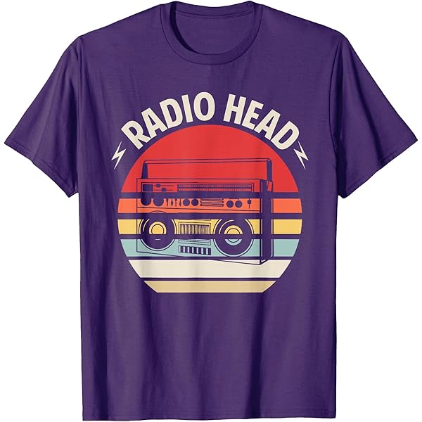 Amazon.com: Vintage Retro Radio Head T-Shirt : Clothing, Shoes