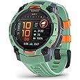 Garmin Instinct® 3 45mm, AMOLED Display, Rugged Outdoor GPS Smartwatch, Metal-Reinforced Bezel, Built-in Flashlight, Up to 18 Days of Battery Life, Neo Tropic