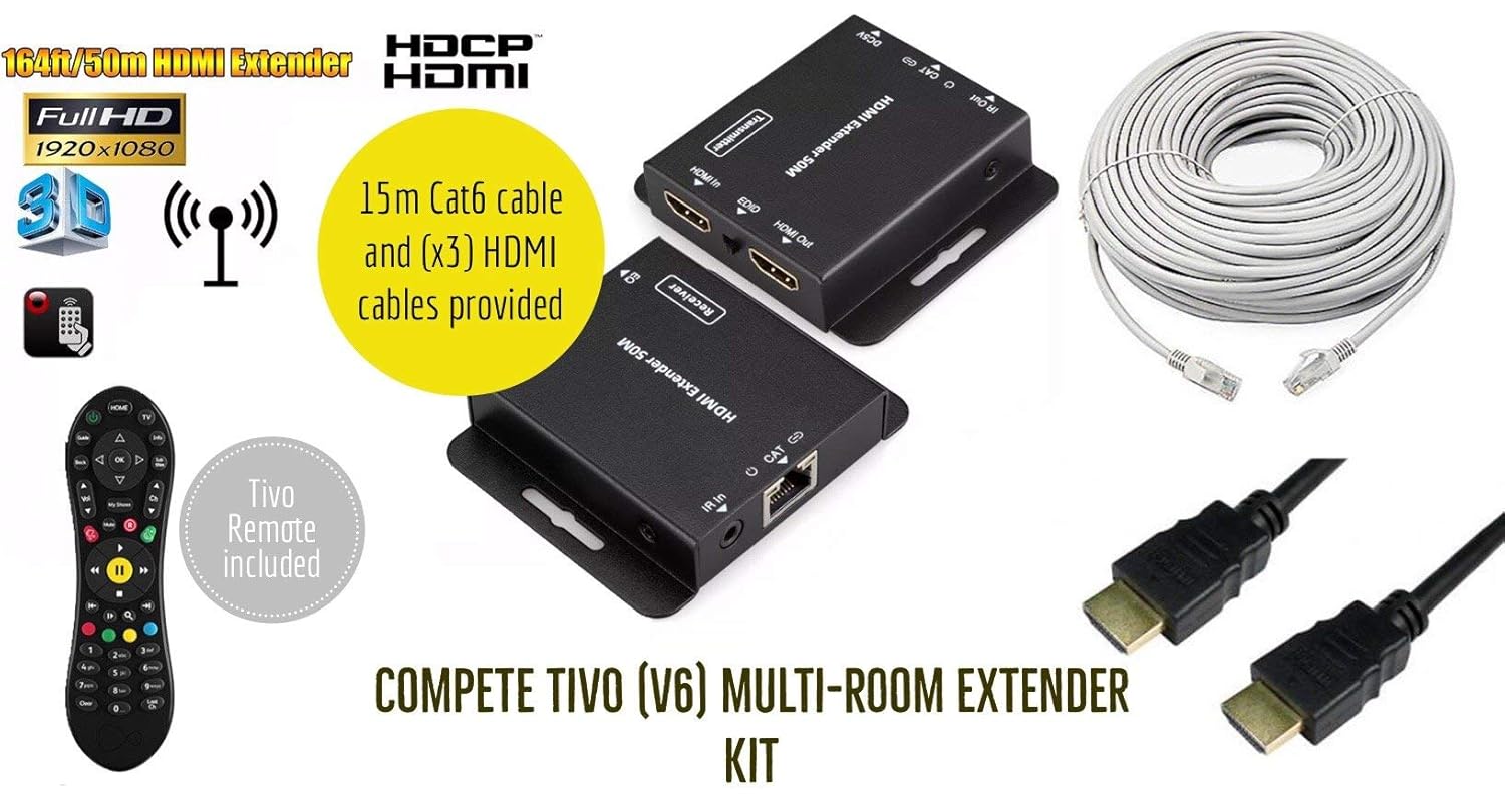 Multiroom HDMI Extender Kit For Virgin Tivo V6 To View Amazon.co.uk