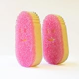 Scrub Daddy Dish Wand Replacement Heads 2 Pack Pink FlexTexture Sponges view 3