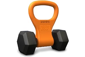 KETTLE GRYP - The Original - As Seen on SHARK TANK! Converts Your Dumbbells Into Kettlebells - Made in the USA - Dumbbell Gri