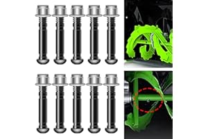 Karbay ASP2400D 2-Stage Snow Blower Shear Pin Set Compatible with EGO Snow Blower, use for 24 inch Self-Propelled 2-Stage Snow B-Lower with Peak Power - Helps Maintain Optimal Performance (10), Black