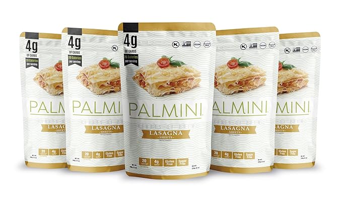 Amazon Com Palmini Low Carb Lasagna 4g Of Carbs As Seen On Shark Tank 12 Ounce Pack Of 6 Grocery Gourmet Food