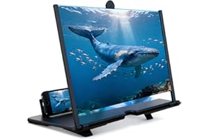 Pocket Cinema Upgraded Screen Magnifier for Cell Phone, HD Screen Expander, Pull Out PhoneScreen Magnifier Version for Movies
