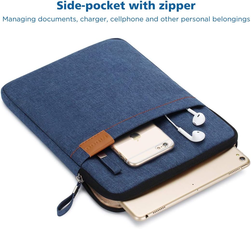 NIDOO 8 Inch Water-Resistant Laptop Sleeve Case Protective Bag Portable Carring for 7.9" iPad mini 4 5/8" iPad mini 6/8" Tab M8 3th Gen / 8.7" Galaxy Tab A7 Lite / 8" MatePad T 8 Kids Edition - Image 5