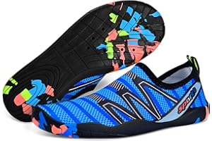 RJVW Water Shoes for Men Women, Swim Shoes Beach Pool Shoes Non-Slip Quick Dry Aqua Socks, Adult Barefoot Sports Shoes for Beach Surf Walk Water Yoga Outdoor Sports