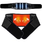 Back Brace for Lower Back Pain Relief, Lumbar Support Belt for Work for Men&Women with Magnet, 4 Reinforced Stays, Self Heating Adjustable Back Support for Sciatica, Herniated Disc, Scoliosis (Large)