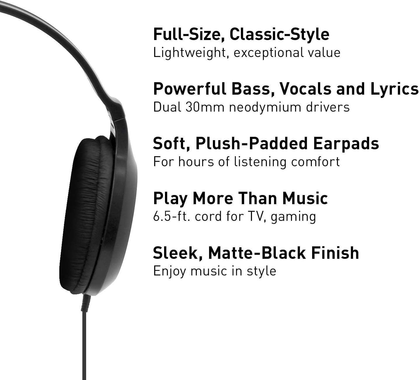 Panasonic Headphones On-Ear Lightweight with XBS RP-HT21 (Black & Silver): Panasonic: Home Audio & Theater