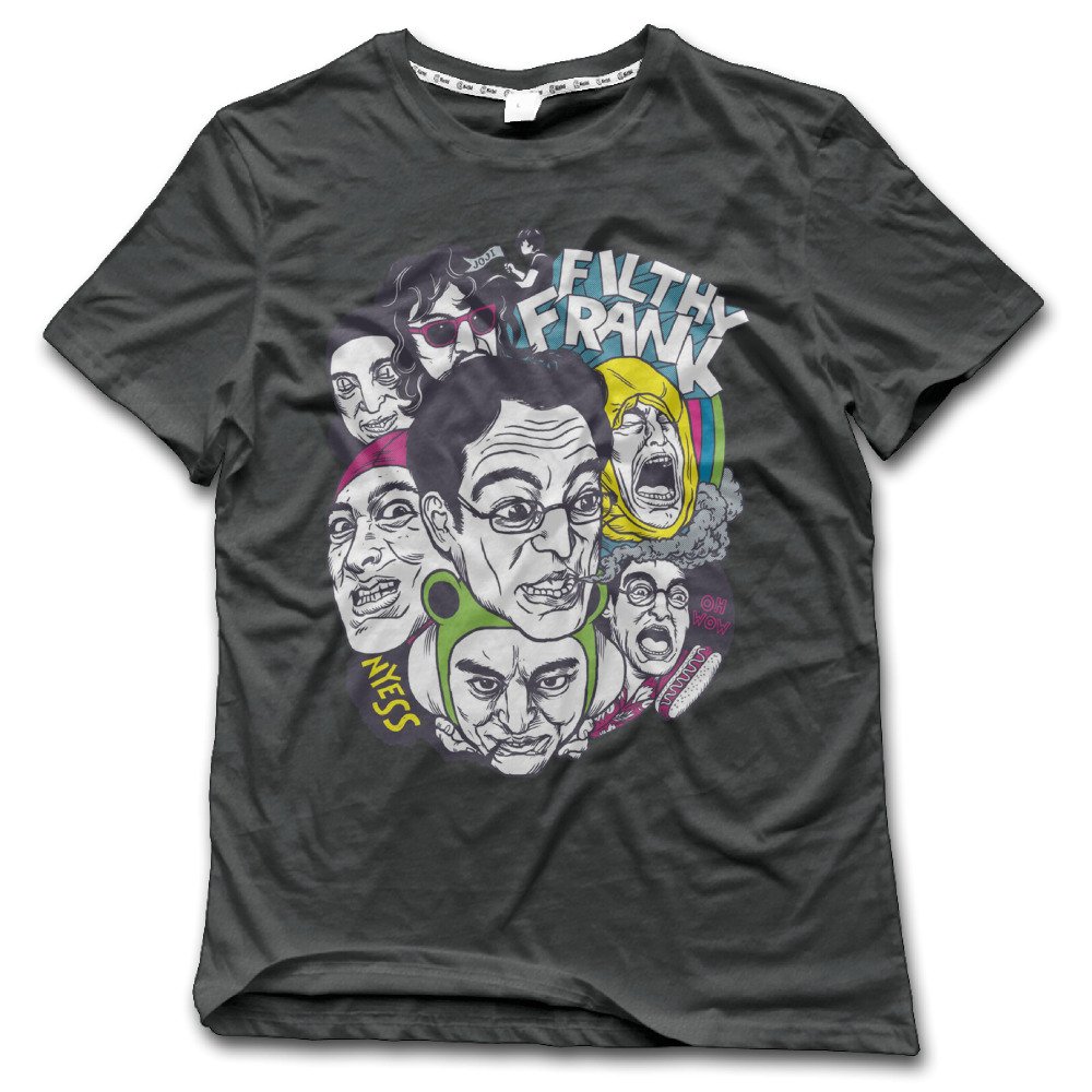 GOOOET Men's Funny Filthy Frank Head Cotton Shirt
