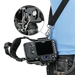 JJC Deluxe Microfiber Camera Hand Strap, Secure