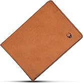 DONBOLSO Minimalist Leather Wallet for Men - Slim Wallet with RFID Blocking Protection - Pocket Wallet, Bill & Credit Card Holder - Best Wallet Gift for Men - Phoenix w/o Coin Pocket Vintage Brown