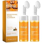 YOSXXCN 2PCS Turmeric Facial Cleanser, Foaming Face Wash for All Skin Deep Cleaning