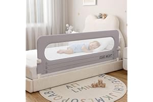 Toddler Bed Rails for Baby, Foldable Bed Rail for Toddlers, Portable Baby Bed Rails Guard Bumper for Twin, Queen, King, Full 