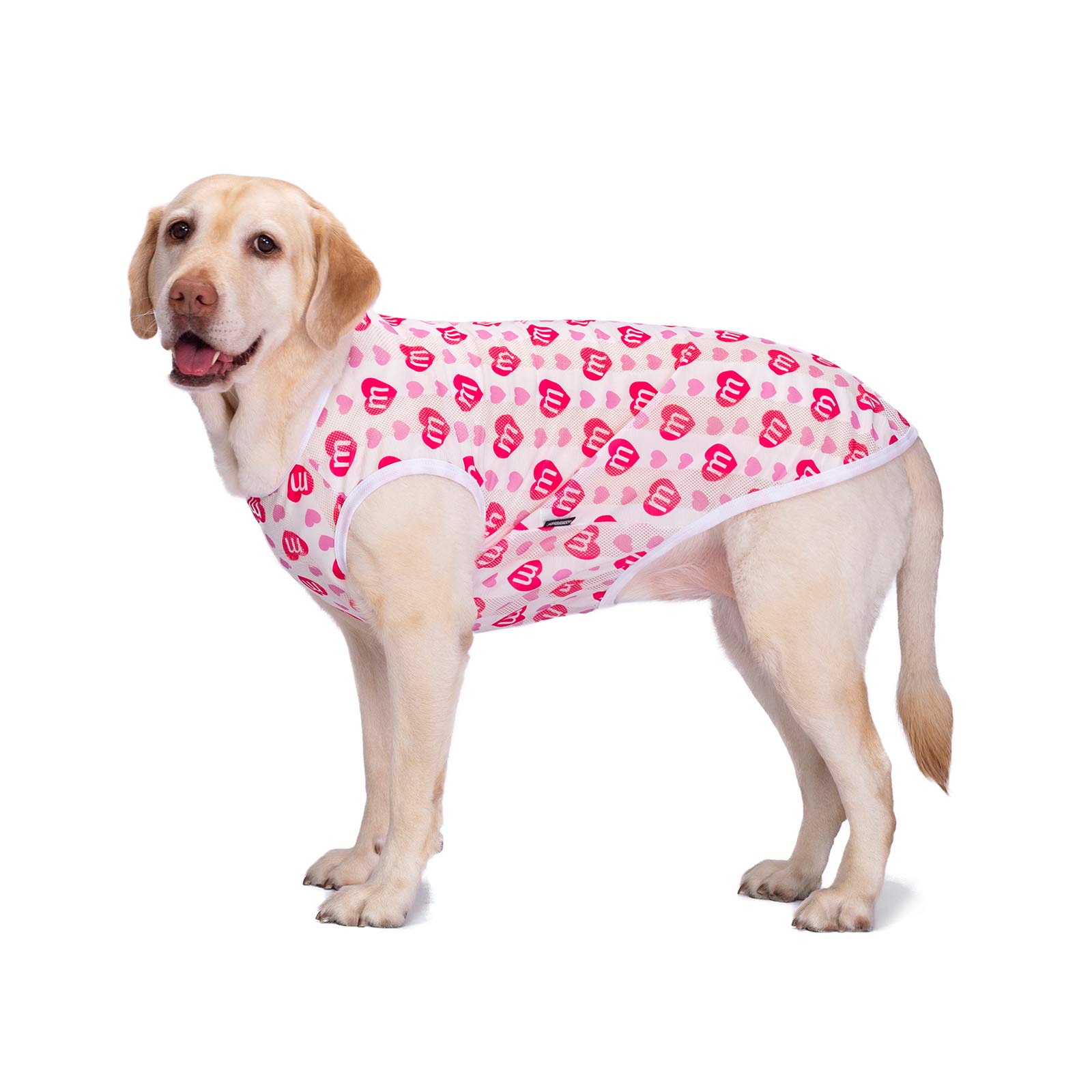 Pet Clothes, Dog Camouflage Shirt Summer Dog T-Shirt Breathable Sunscreen Dog Vest Shirts Outfit Costume for Medium Large Dogs (32/4XL:Red Heart) โ image 1