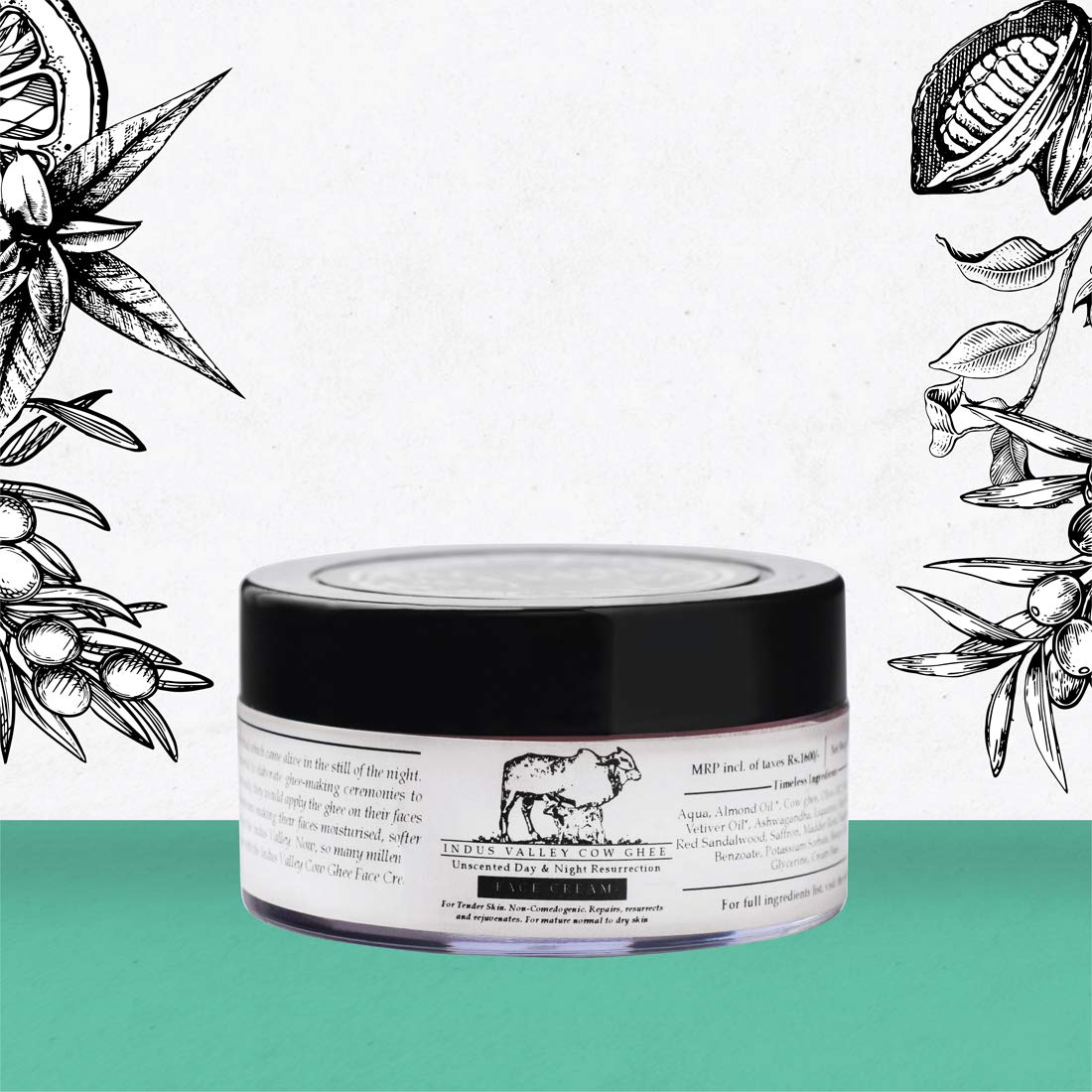 organic brightening face cream