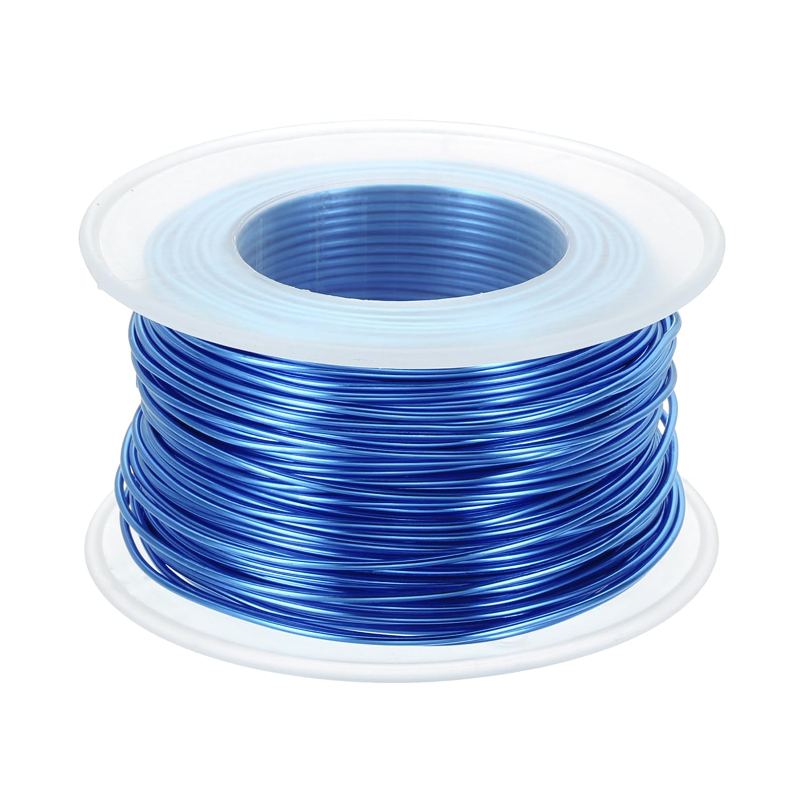 PATIKIL 18 Gauge 1mm Aluminum Craft Wire, 98.4 Ft Metal Wire Armature Bendable Wire for Jewelry Making Metal Wrap DIY, Sapphire Blue