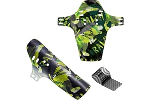 Chooee Bike Fenders,MTB Mud Guard，Front and Rear Bike Mudguard Fits 26", 27.5", 29" Plus Size and Fat Bikes.