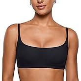INLYRIC Women's Inbarely Plus Bralettes - No Underwire Unlined Support Soft Scoop Neck Cami Seamless Bralette