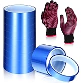 Jeyiour Heat Resistant Gloves and Sublimation Heat Tape, 9 Rolls High Temperature Tape with 1 Pair Gloves for Sublimation Sil